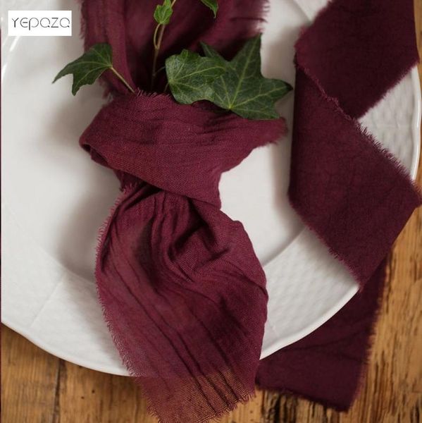

table napkin red wine color dinner decoration reusable cotton gauze napkins wedding cloth and 17x17 inch