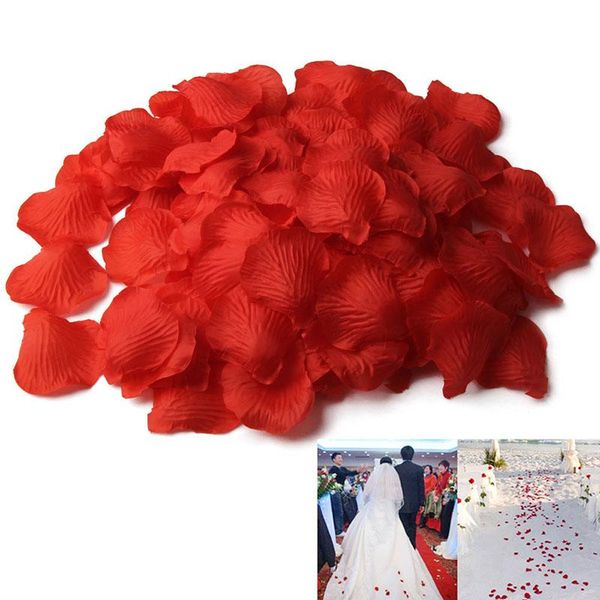 

other accessories 500pcs/lots marriage wedding decor simulation silk rose petal flower petals for valentine party decoration bh, White