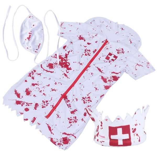 

cat costumes 3pcs bloody horror costume cosplay fancy dress (size)