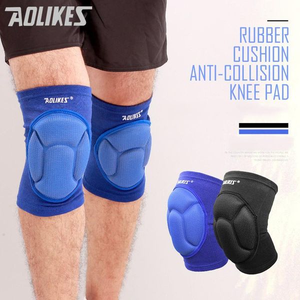 

elbow & knee pads 2pcs men fitness outdoor sports support patella guards gym protector absorption cushion protective gear exercise, Black;gray