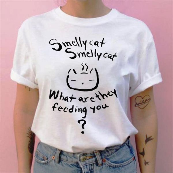 

friend letter print funny summer womens o neck tv series fashion casual, White