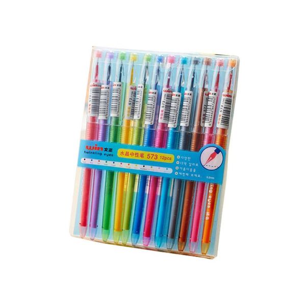 

gel pens 12 assorted colors pen, planner pen 0.5mm