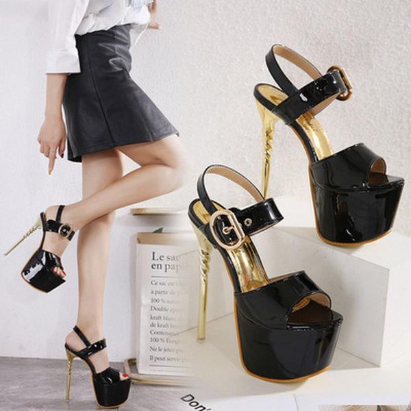 

sandals 2021 gold heel platform gladiator ladies shoes and black hight heels plus size stripper damen schuhe