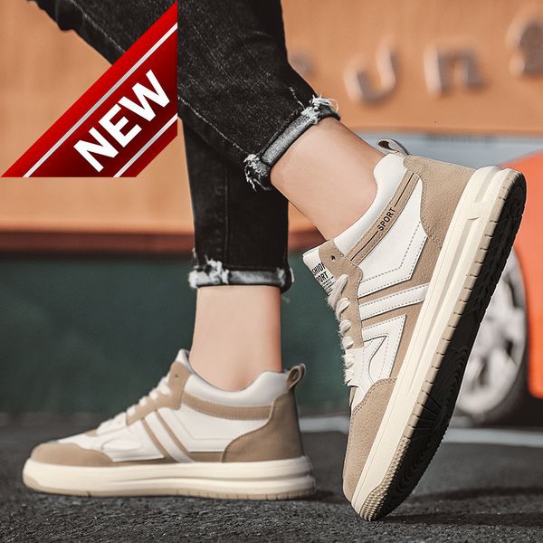 

men's 2021 new autumn medium board korean boots sports casual fashion shoes, Black