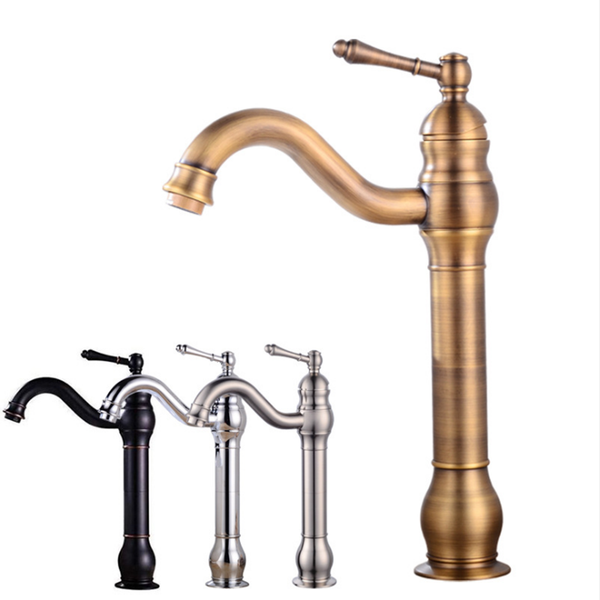 

bathroom sink faucets basin faucet brass mixer &cold tap and cold antique brozen