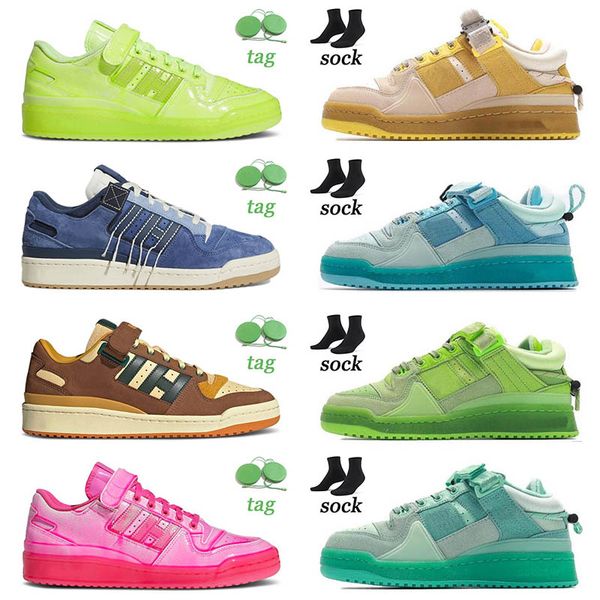 

2022 new arrival forum low running shoes womens bad bunny pink easter egg back to school dipped yellow fluorescent mens sneakers trainers si