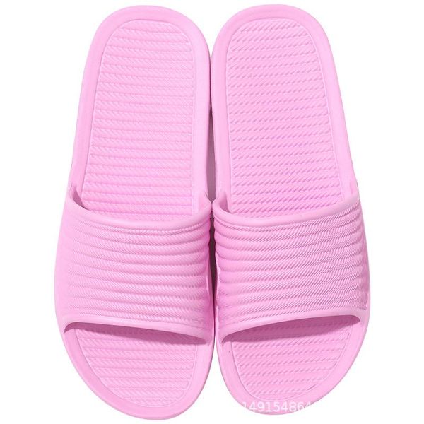

slippers home men's indoor sandals bathing non-slip soft bottom bathroom, Black