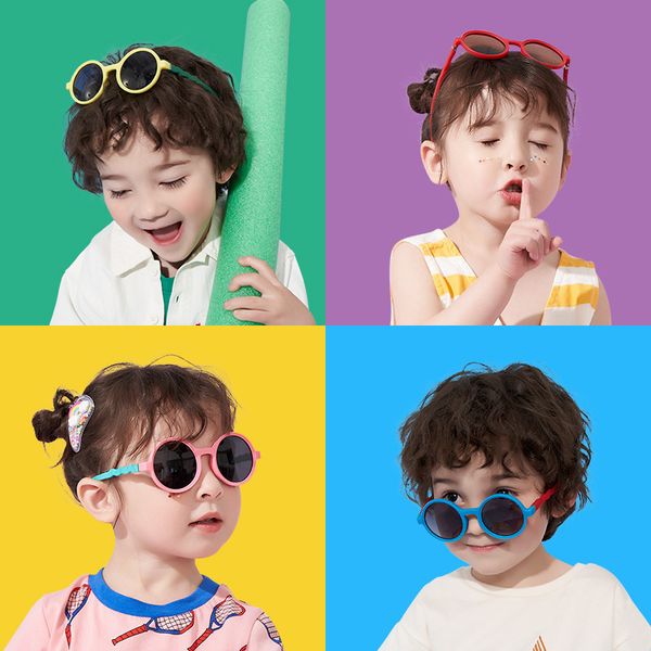

kk tree children's boys and girls polarizing anti ultraviolet glasses baby sunglasses cartoon little girl trendy boy