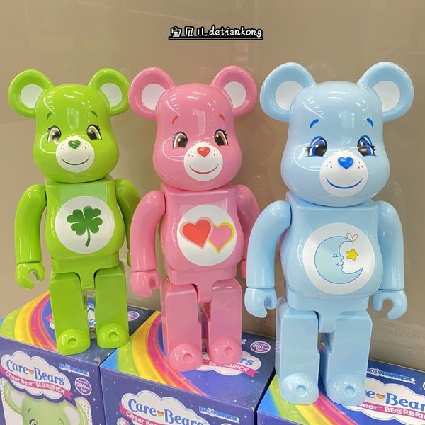 

bearbrick violent building block bear rainbow love doll hand-made ornament tide play blind box gift3268