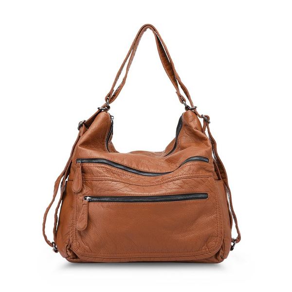 

totes classic woman daily bags women handbags shoulder pu leather satchel tote bag multi pocket purse hobo