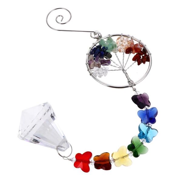 

interior decorations crystal prisms pendant butterflies ball hanging home decor
