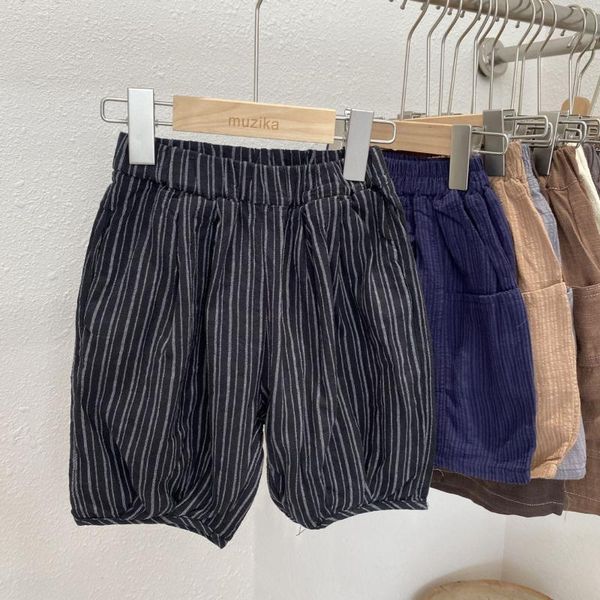 

trousers boys' casual pants summer wear 2021 stiped air conditioning loose children's anti mosquito, Blue