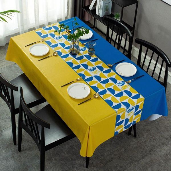 

table cloth tablecloth printing color european style household birthday party cover rectangular rag