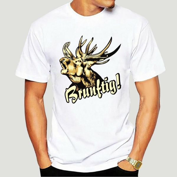 

men's t-shirts getshirts - n geschenke t-shirt jager der hirsch 0771k, White;black
