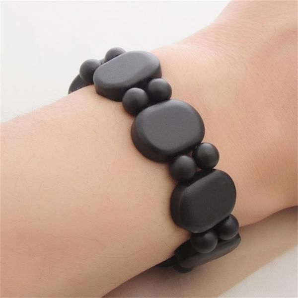 

natural sibin bian stone bracelet: gift sale of sishui alunite bracelet health care company, Black
