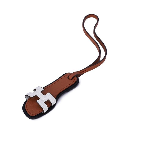 

bag personality small shoes pendant leather pendant, Black