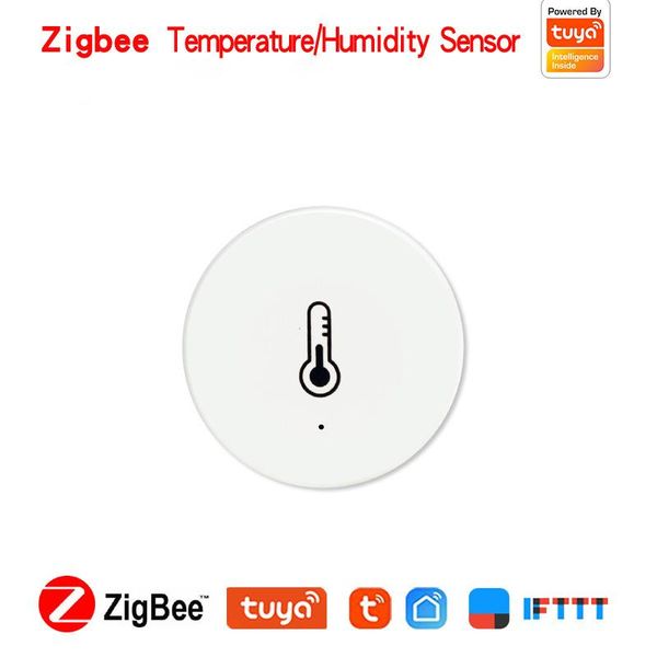 

smart home control automation wireless tuya zigbee temperature and humidity sensor