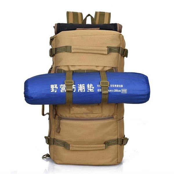 

outdoor hiking camping travel multifunction waterproof backpack handbag bag men camouflage army tactical rucksack knapsack bags