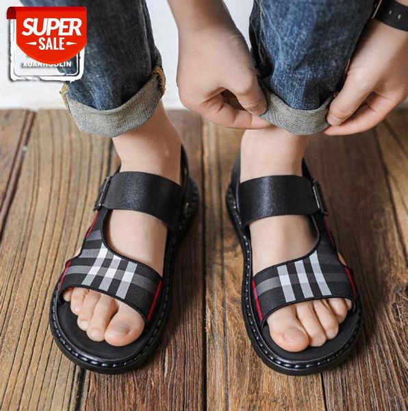 

men's slippers, non-slip, sandals, beach sandals #nt89, Black