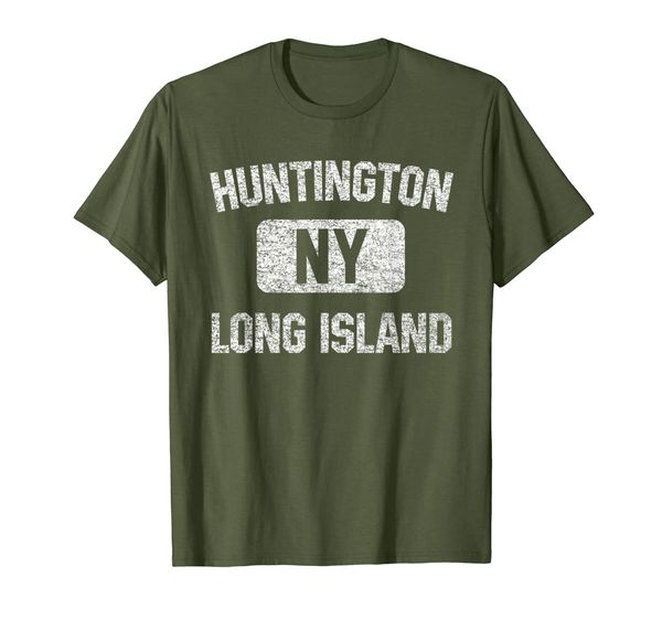 

Huntington NY T Shirt - Gym Style Distressed Print, Mainly pictures