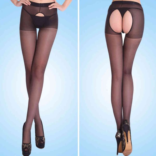

stockings carving empty silk fun open crotch low price transparent, Black;white