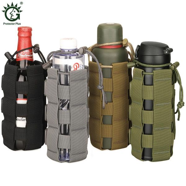 

tactical molle water bottle bag pouch upgraded travel holder sport outdoor hydration for camping hiking fishing bags