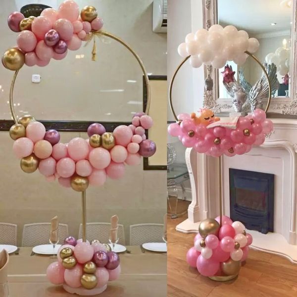 Estoque decoração de casamento balão arco balões carrinho bebê festa de aniversário balões de festa de aniversário redondo titular festa de aniversário suprimentos