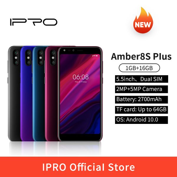 

ipro amber8splus 5.5inch smartphones 4g 2700mah dual sim 1gb+16gb andriod 10 eu version new custom android smart phone mobile phones cellpho