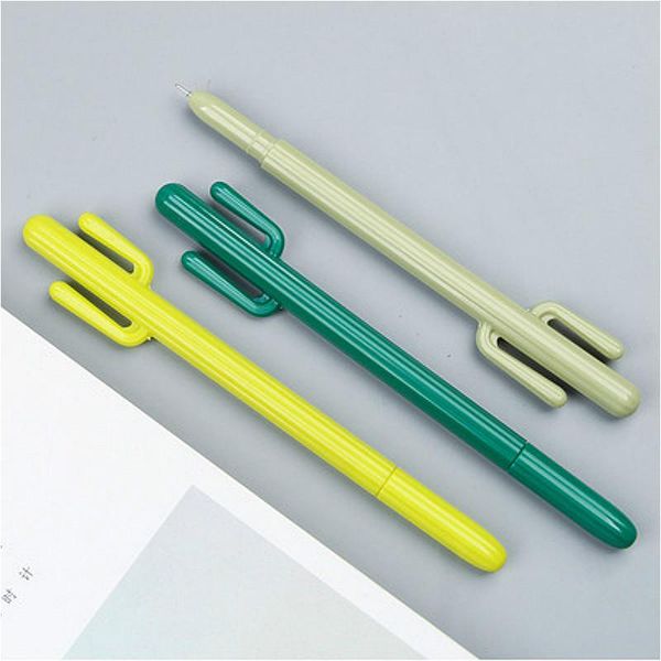 

gel pens 1pcs cactus green plants neutral pen cute for school office writing gifts korean stationery promotional