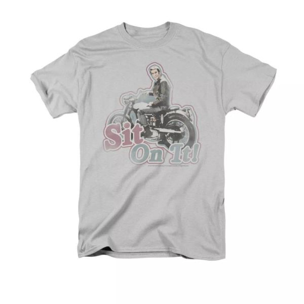 

happy days sit on it tv show t-shirt sizes s-3x new, White;black