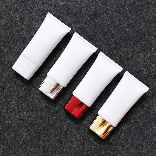 

100pcs 30ml 50ml plastic squeeze bottle empty skin care cream soft tube cosmetic lotion packaging container storage bottles & jars