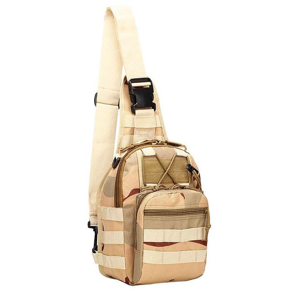 

waterproof tactical hunting chest bag molle military hiking cs shoulder bags training fishing camping climbing combat outdoor
