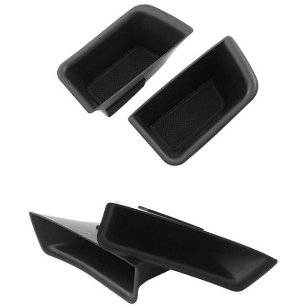 

car organizer for 2021-2021 macan front interior door side storage pallets armrest container box cover kit (4pack)