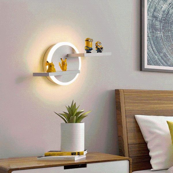 

wall lamps led european lamp modern minimalist children's room bedside can be placed personalized decoration