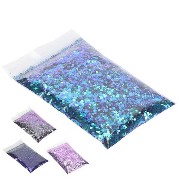 

nail glitter sparkles for nails 50g art sequins hexagonal shape diy face body decoration, Silver;gold