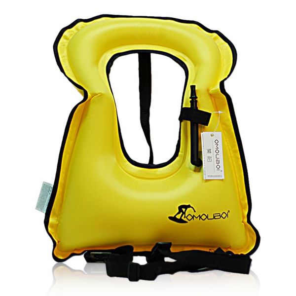 

life vest & buoy inflatable swim jacket for snorkeling floating device swimming drifting surfing water sports saving