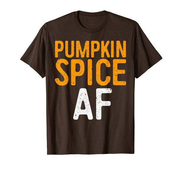 

pumpkin spice af t-shirt, White;black