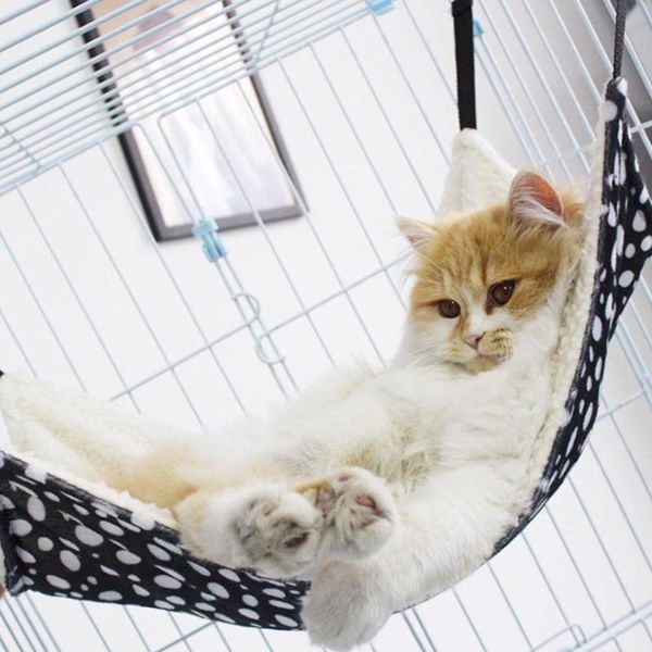 

cat beds & furniture hanging hammock pet supplies sleeping bag breathable cage double sided available bed mat