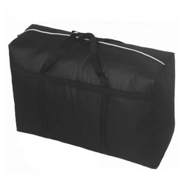 

duffel bags zipper move luggage bag dampproof waterproof storage oxford fabric package thicken quilt