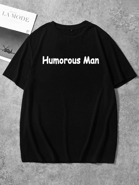 

men letter graphic tee u7ce#, White;black