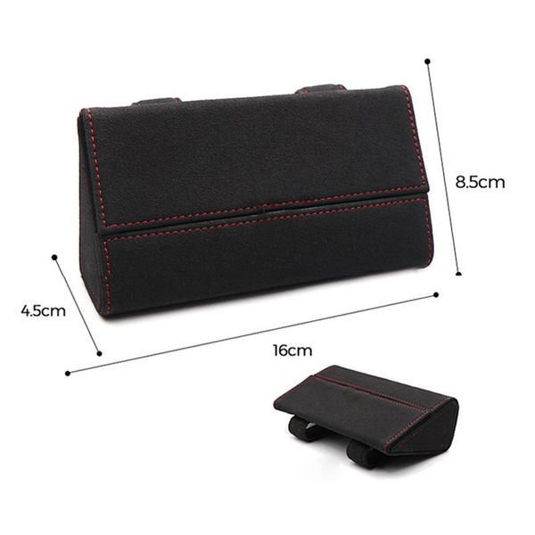 

car sunshade abs glasses box holder bag 170x70x55mm accessories multi-functional
