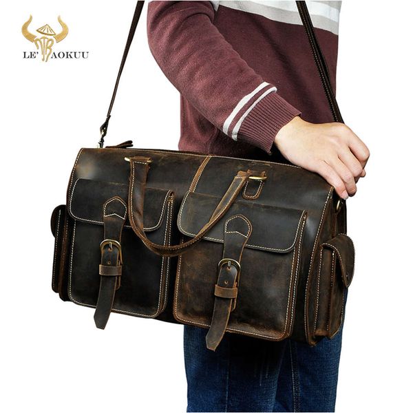 

designer briefcasemen origianl leather designer travel business briefcase heavy duty computer lapbag attache portfolio tote messenger bag 10