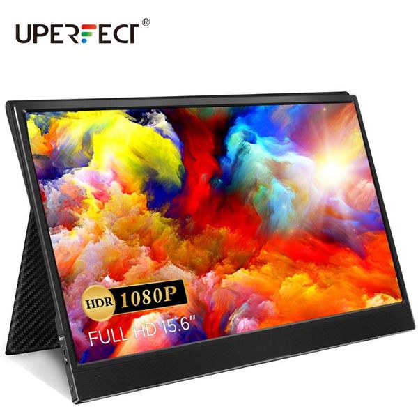 

monitors 15.6 fhd 1080p portable monitor with touch screen for ps4 switch gaming lappc phone display lcd