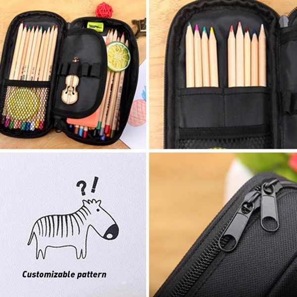 

pencil bags students bag teenager girls boys demon slayer: kimetsu no yaiba pen pouch kids supplies stationery