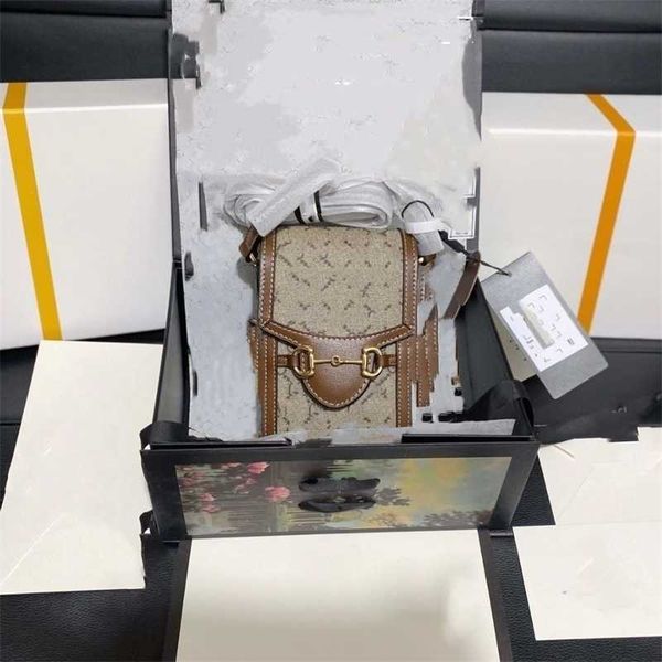 

women's 2021 new 1955 mobile phone single shoulder messenger bag zly