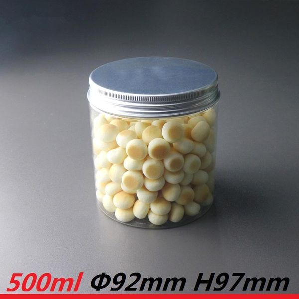 

storage bottles & jars 500ml pet jar big plastic container 500g cream can 18oz empty spices box candy sweet