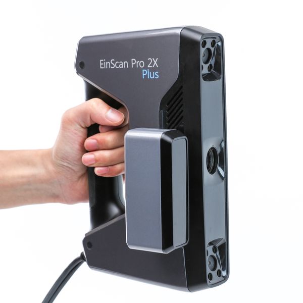 Настольный компьютер Einscan Pro 2x Plus портативный портативный промышленное 3D -сканер Высокая точность с дополнительной камерой текстуры цветовой камеры HD или поворотным столом и штативам