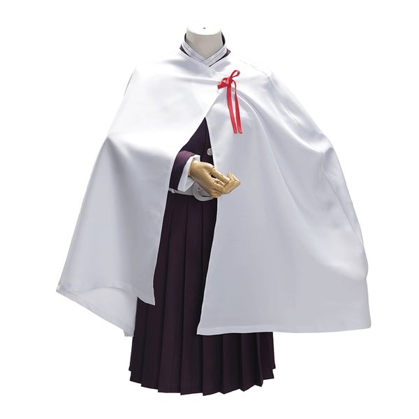

demon slayer anime tsuyuri kanao cosplay girls uniform costume women dress butterfly hair accessory kimono costumes, Black