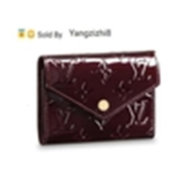 

yangzizhi8 women wallet m62427 2018 new victorine fashion shows exotic leather bags iconic bags clutches evening chain wallets purse, Black;red
