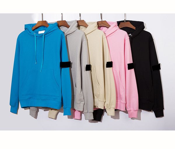 

5-color toney men's hoodie island candy cp drawstring hooded sweatshirt stones men is casual logo long sleeve couple loose o-neck sweat, Black